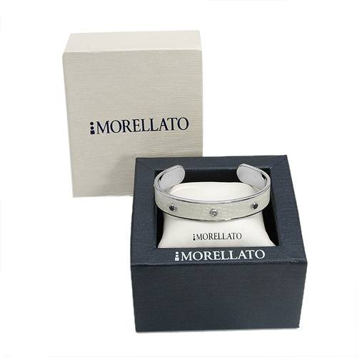 MORELLATO- GENUINE DIAMOND WHITE LEATHER BANGLE